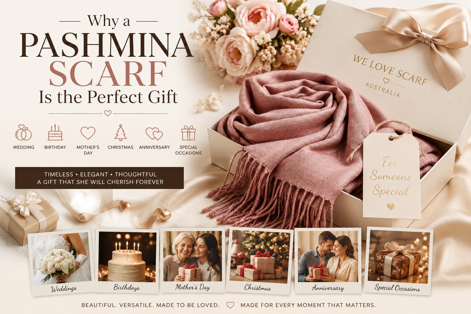 Why a Pashmina Scarf Is the Perfect Gift for Every Occasion in Australia